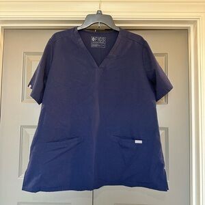 Figs Women's Navy Blue Top